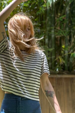 Daytripper tee in black