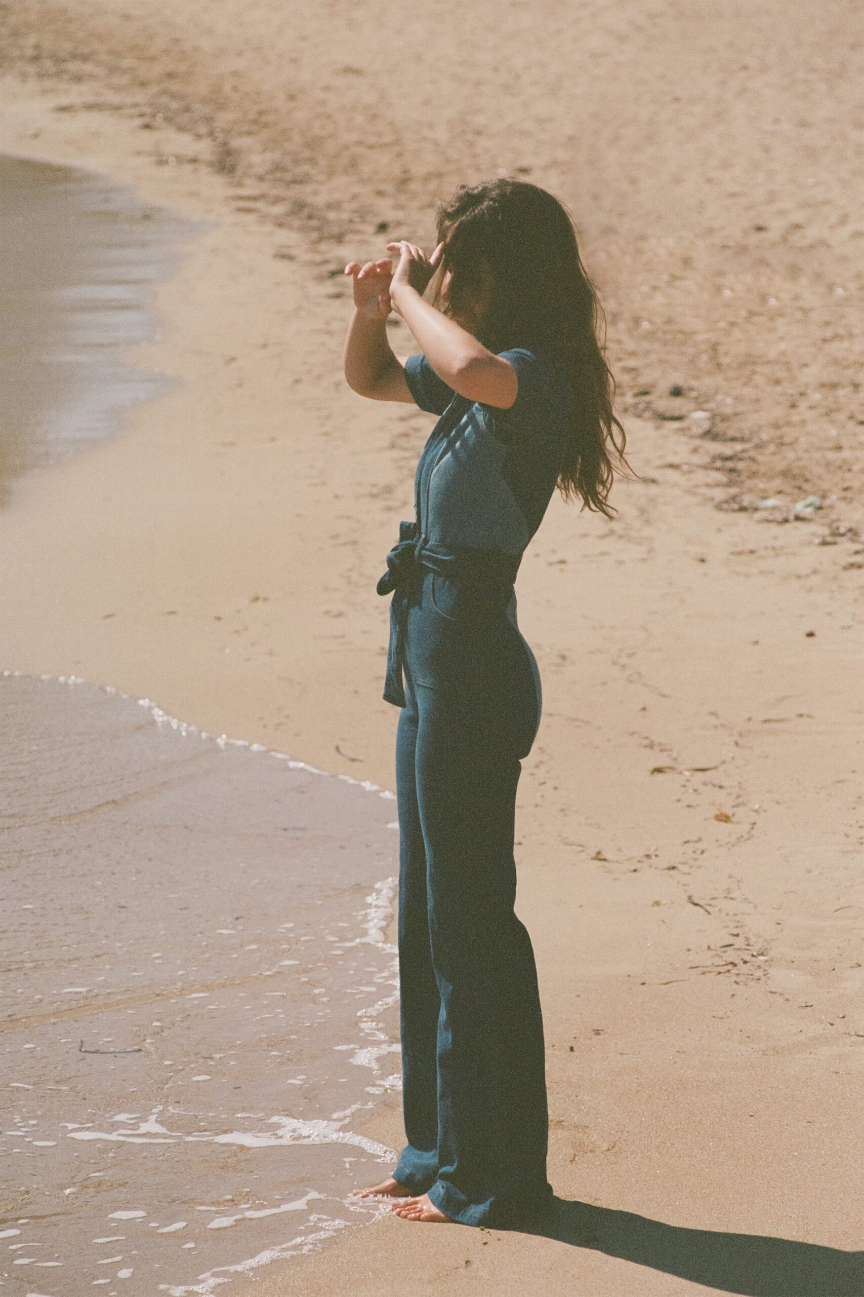 blue jean baby jumpsuit | coming soon... - Image 2